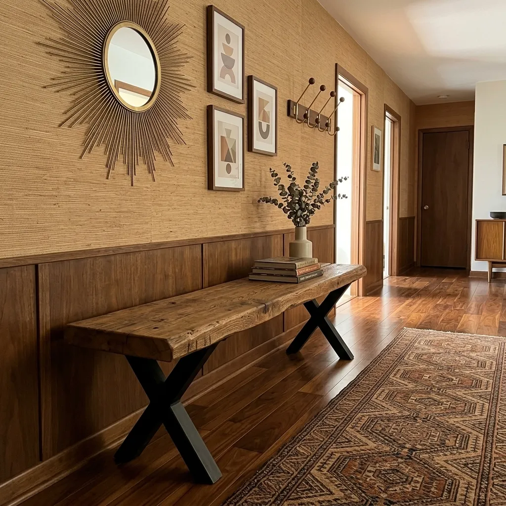 Farmhouse Solid Wood Dining Bench - view 2