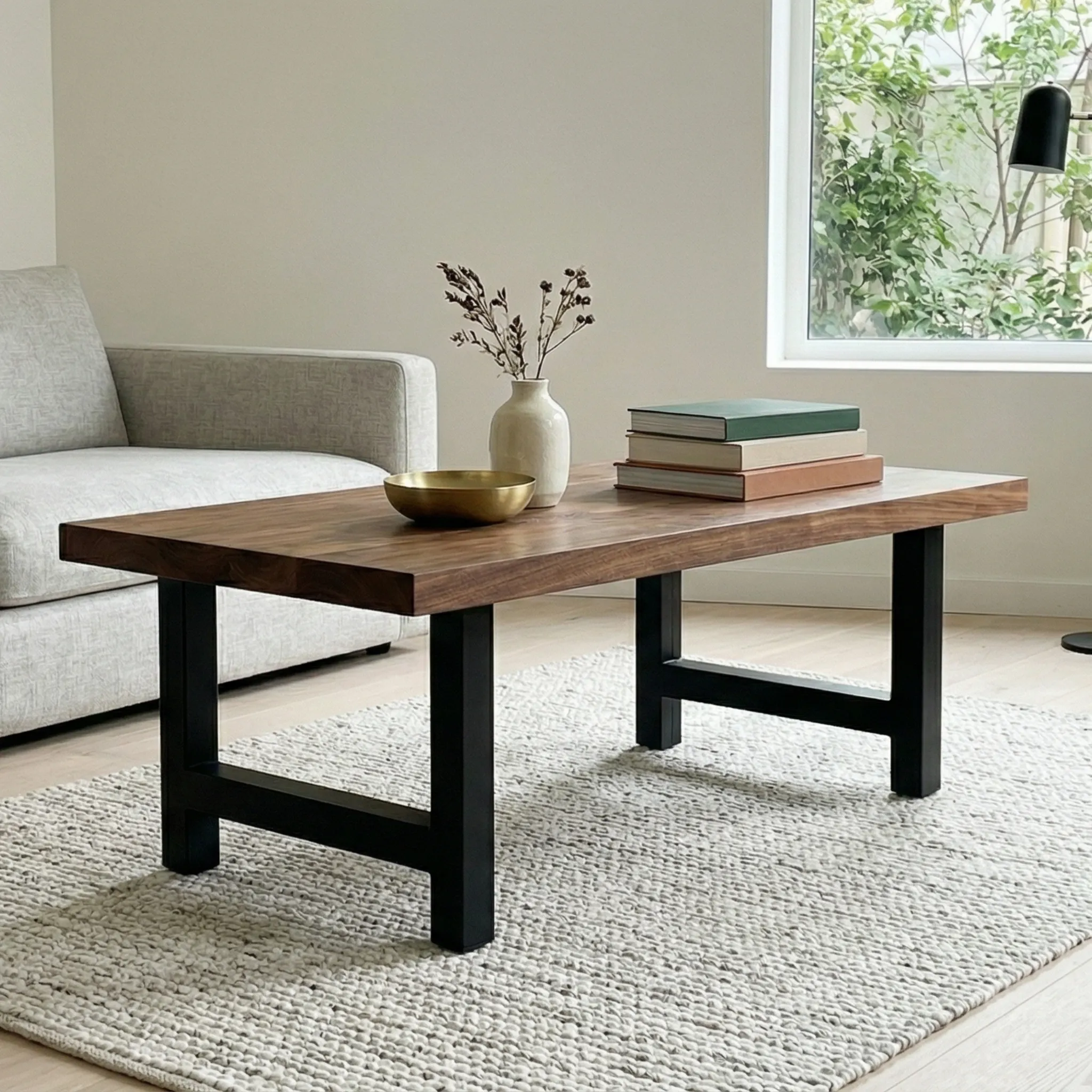 Round Solid Wood Coffee Table - view 8