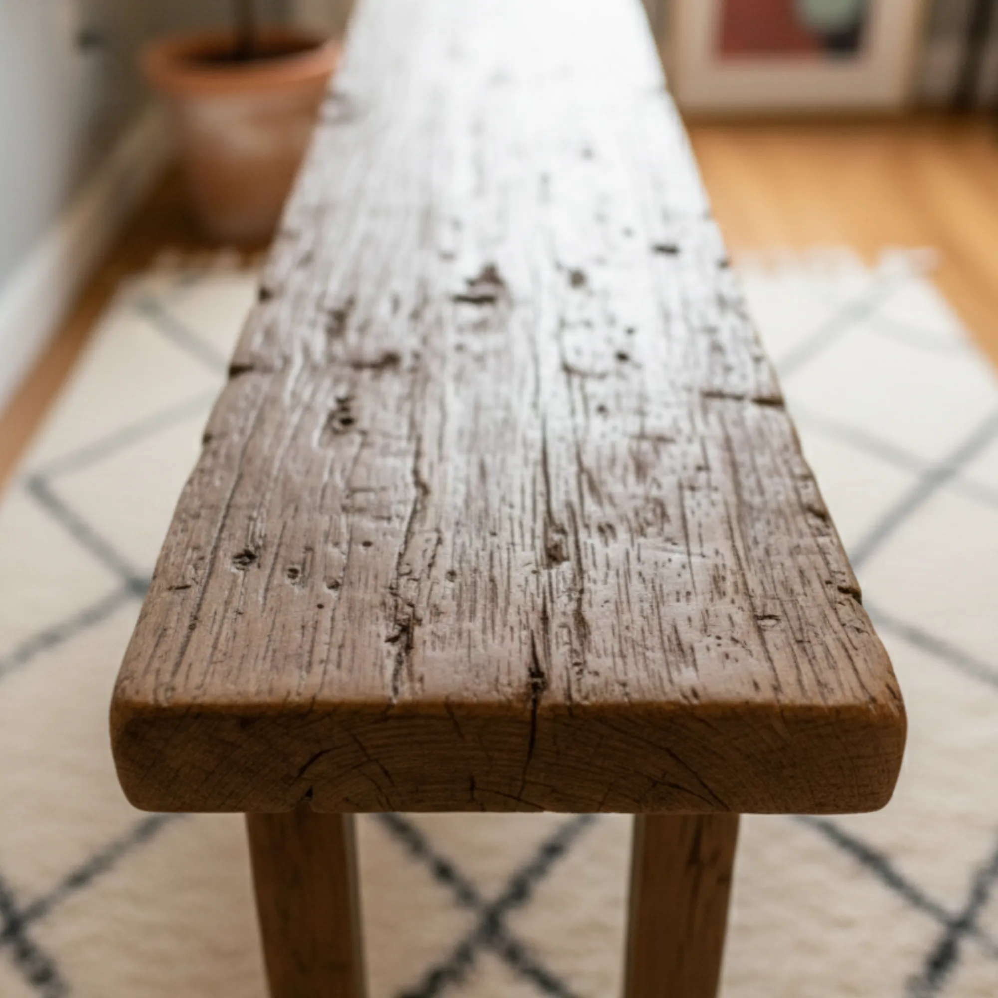 Live Edge Wood Entryway Console - view 3