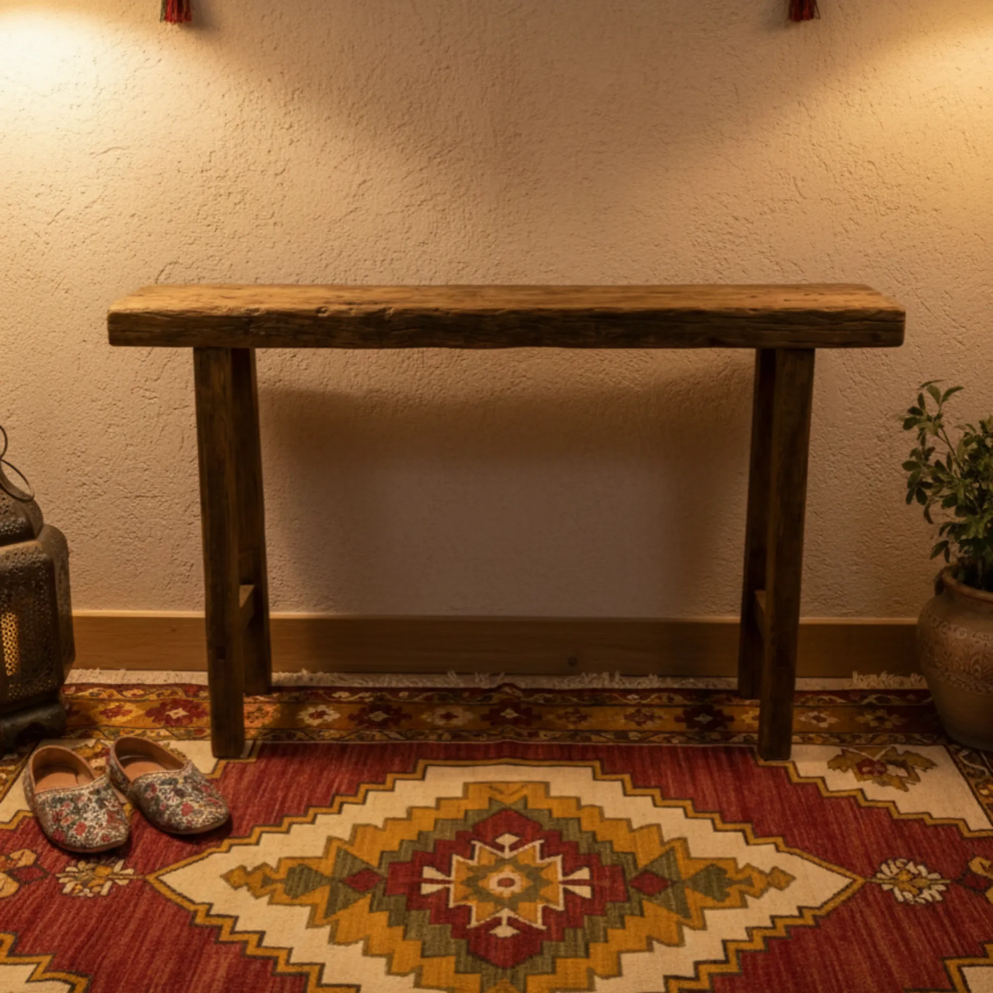 Live Edge Wood Entryway Console - view 4