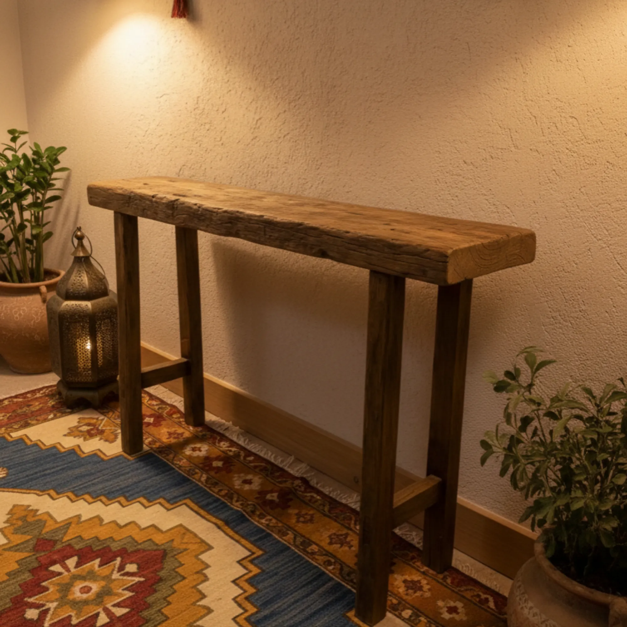 Live Edge Wood Entryway Console - view 5
