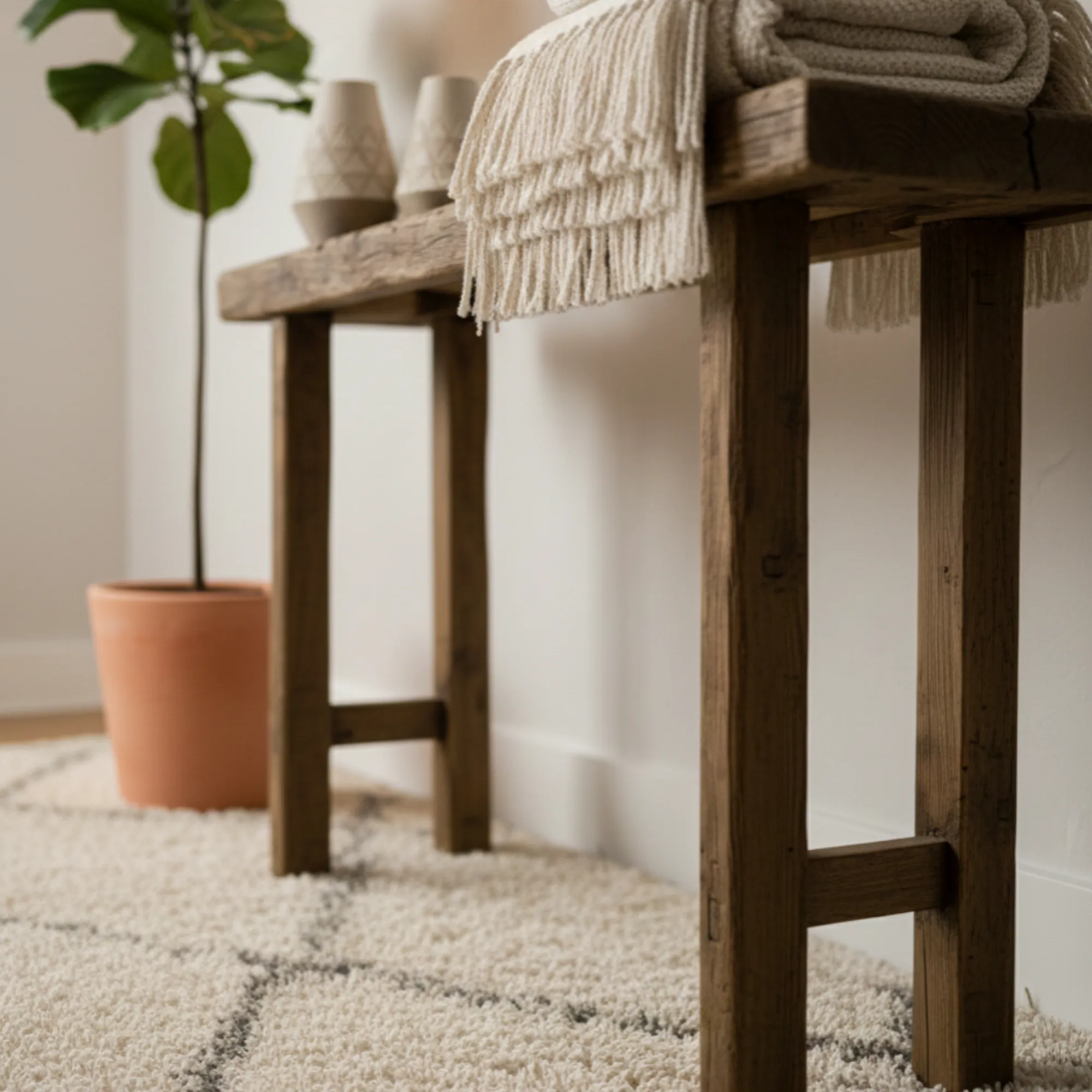 Live Edge Wood Entryway Console - view 7