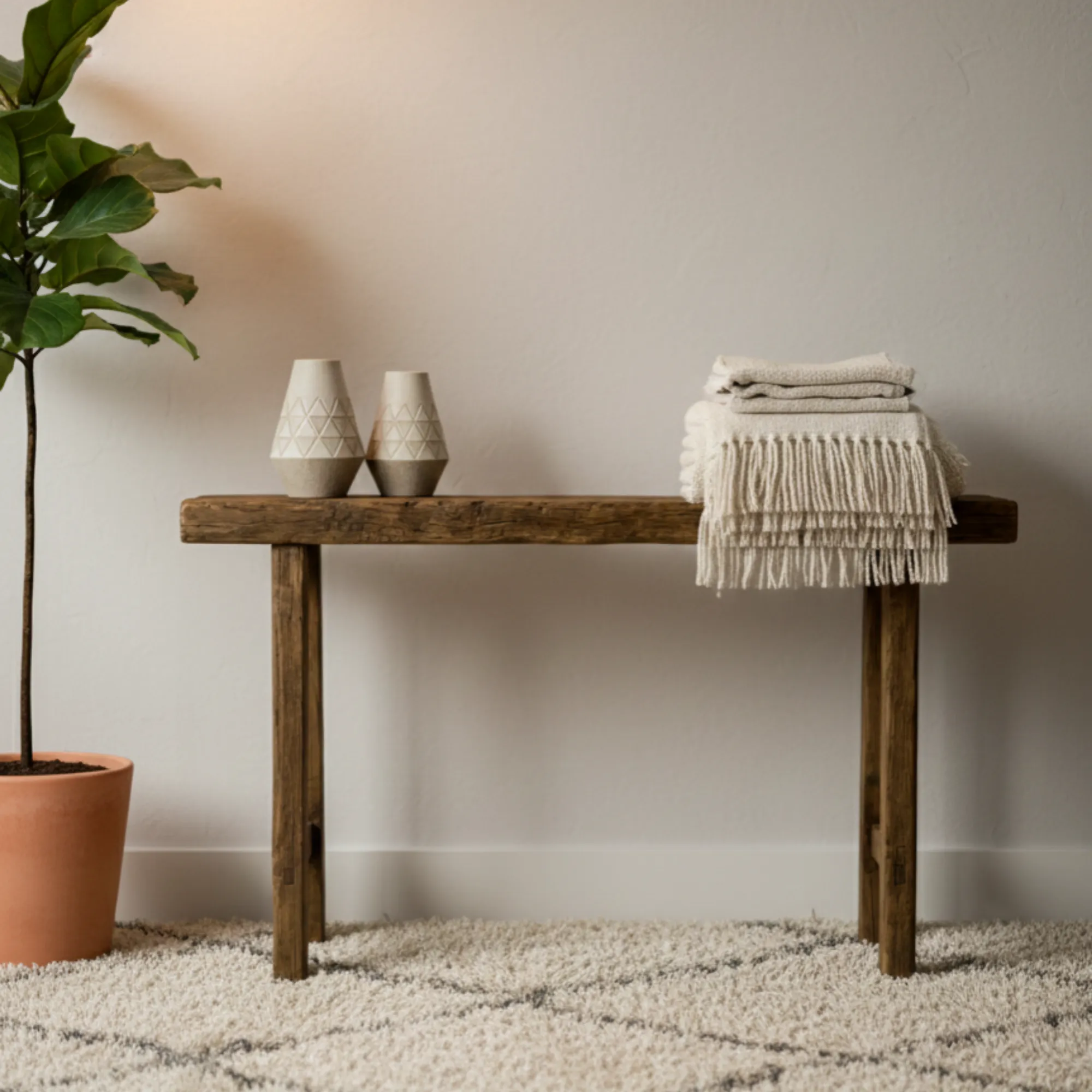 Live Edge Wood Entryway Console - view 8